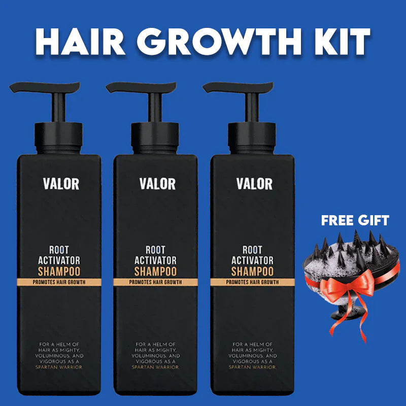 VALOR™ - Root Activator Shampoo - Increased Hair Growth with Just 4 Washes a Week